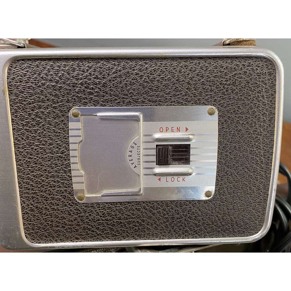 Vintage Kodak Brownie Automatic Movie Camera F/2.3 w/2-Lamp Movie Lights Untestd - Picture 12 of 15